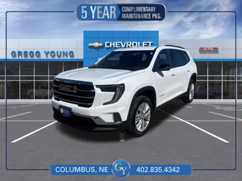White 2026 GMC Acadia Elevation for sale in Columbus, NE