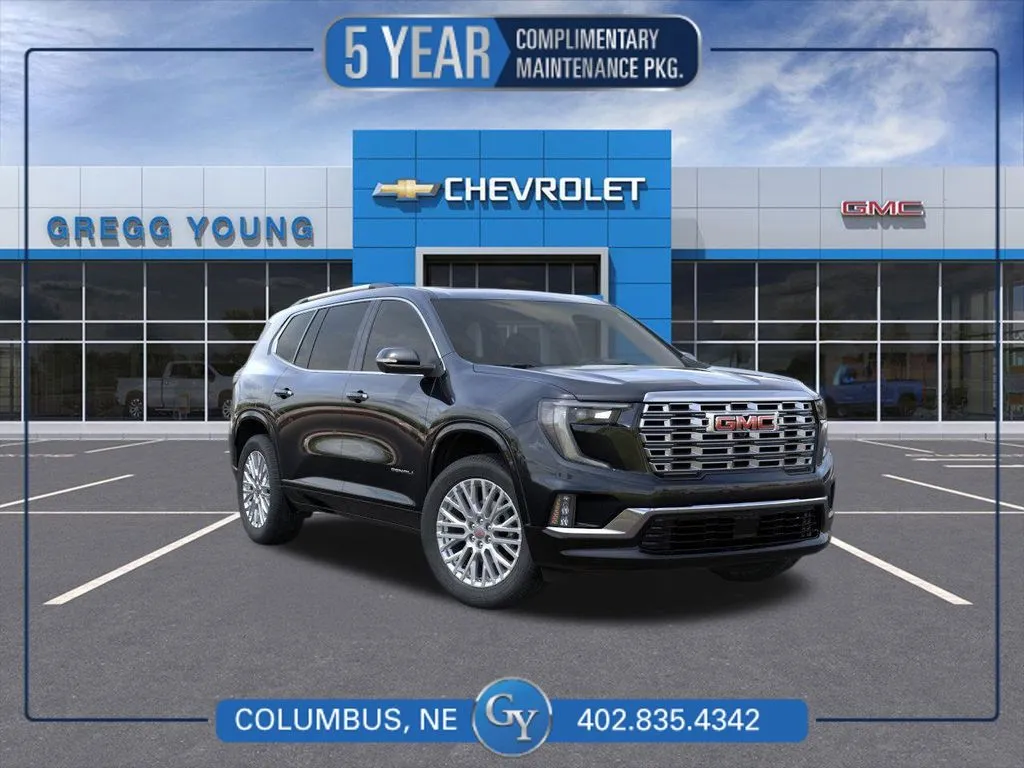 Black 2026 GMC Acadia Denali for sale in Columbus, NE