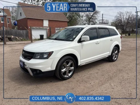 White 2017 Dodge Journey Crossroad for sale in Columbus, NE