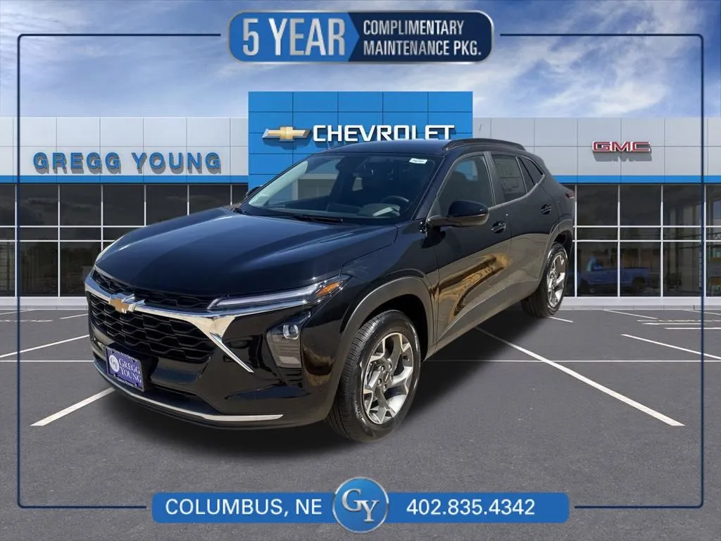 Black 2026 Chevrolet Trax LT for sale in Columbus, NE