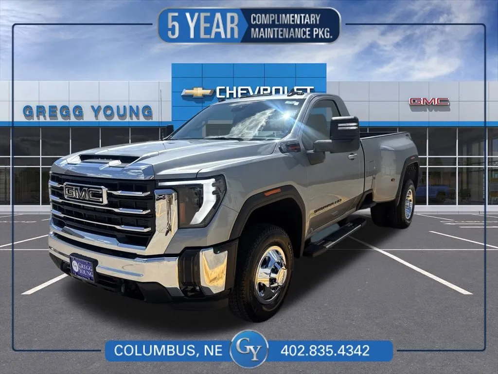Gray 2026 GMC Sierra 3500HD SLE for sale in Columbus, NE