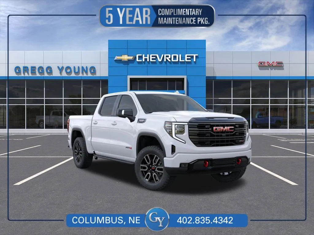 White 2026 GMC Sierra 1500 AT4 for sale in Columbus, NE