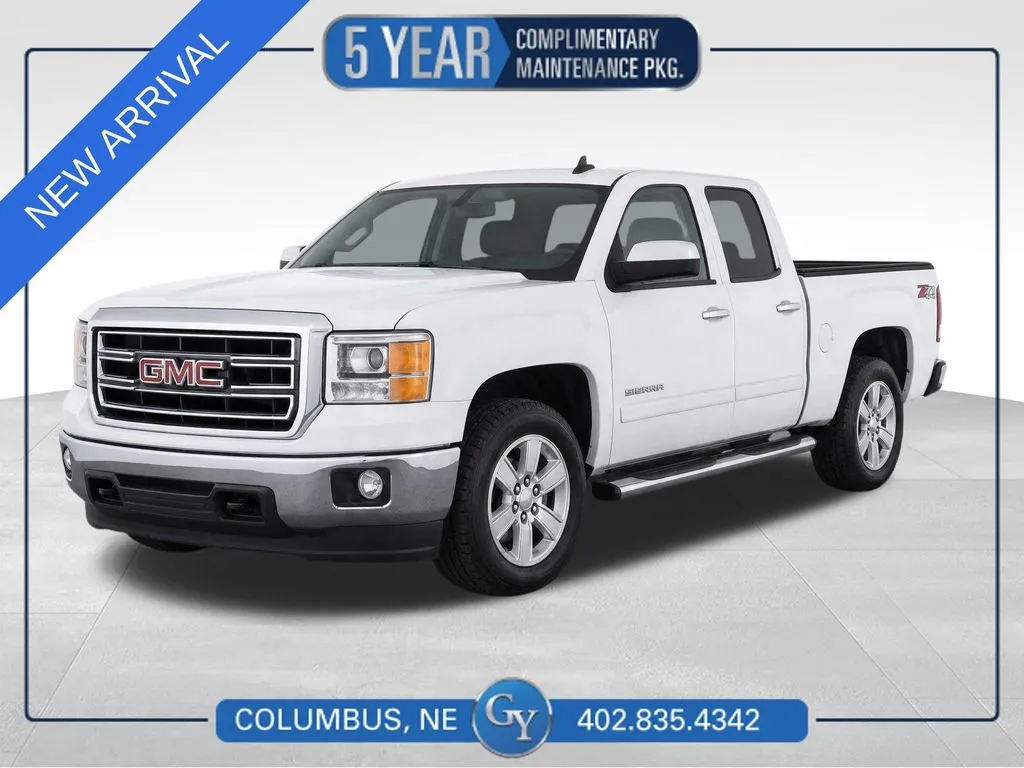 White 2013 GMC Sierra 1500 SLT for sale in Columbus, NE