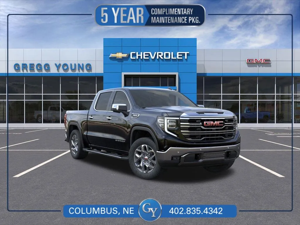 Black 2026 GMC Sierra 1500 SLT for sale in Columbus, NE