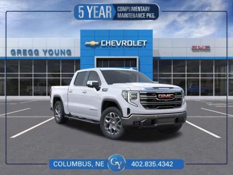 White 2026 GMC Sierra 1500 SLT for sale in Columbus, NE