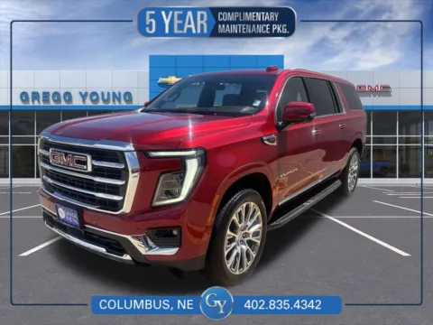 Red 2026 GMC Yukon XL Elevation for sale in Columbus, NE