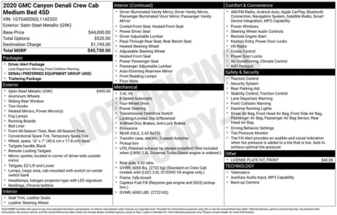 Photos of 2020 GMC Canyon Denali for sale in Columbus, NE at Gregg Young Chevrolet GMC of Columbus