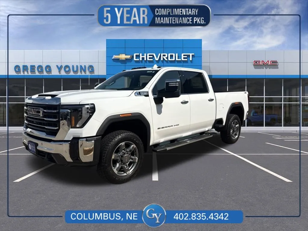 White 2026 GMC Sierra 2500 HD SLT for sale in Columbus, NE