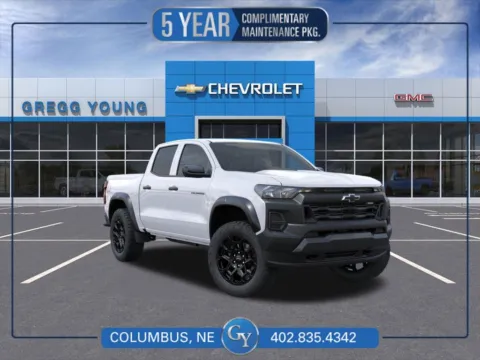 White 2026 Chevrolet Colorado Trail Boss for sale in Columbus, NE