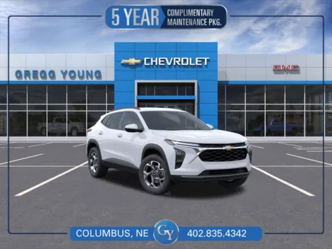 White 2026 Chevrolet Trax LT for sale in Columbus, NE