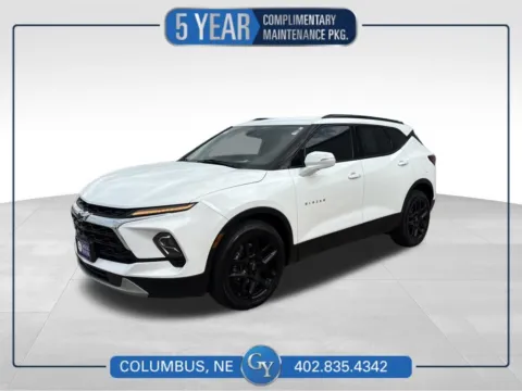 White 2023 Chevrolet Blazer LT for sale in Columbus, NE