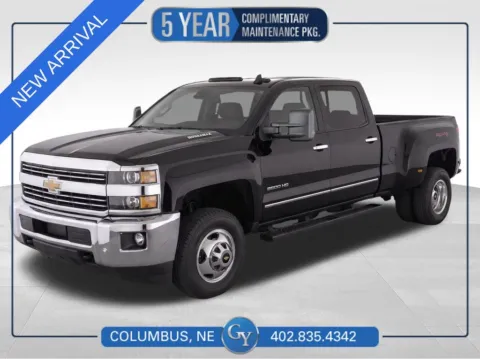Black 2015 Chevrolet Silverado 3500 HD LTZ for sale in Columbus, NE