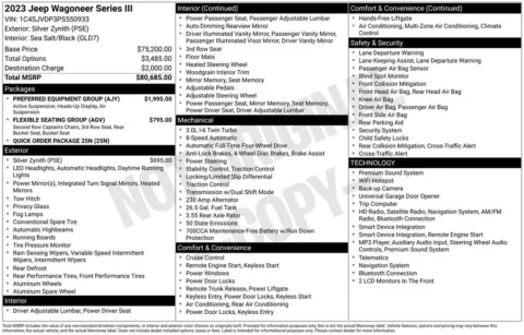 Photos of 2023 Jeep Wagoneer Series III for sale in Columbus, NE at Gregg Young Chevrolet GMC of Columbus