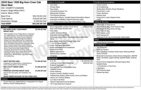Photos of 2020 Ram 1500 Big Horn/Lone Star for sale in Columbus, NE at Gregg Young Chevrolet GMC of Columbus