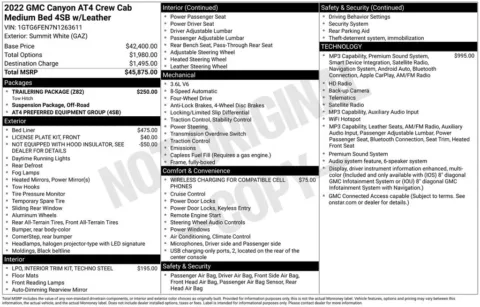 Photos of 2022 GMC Canyon AT4 w/Leather for sale in Columbus, NE at Gregg Young Chevrolet GMC of Columbus