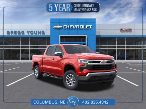 Red 2026 Chevrolet Silverado 1500 LT for sale in Columbus, NE