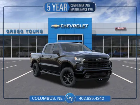 Black 2026 Chevrolet Silverado 1500 RST for sale in Columbus, NE