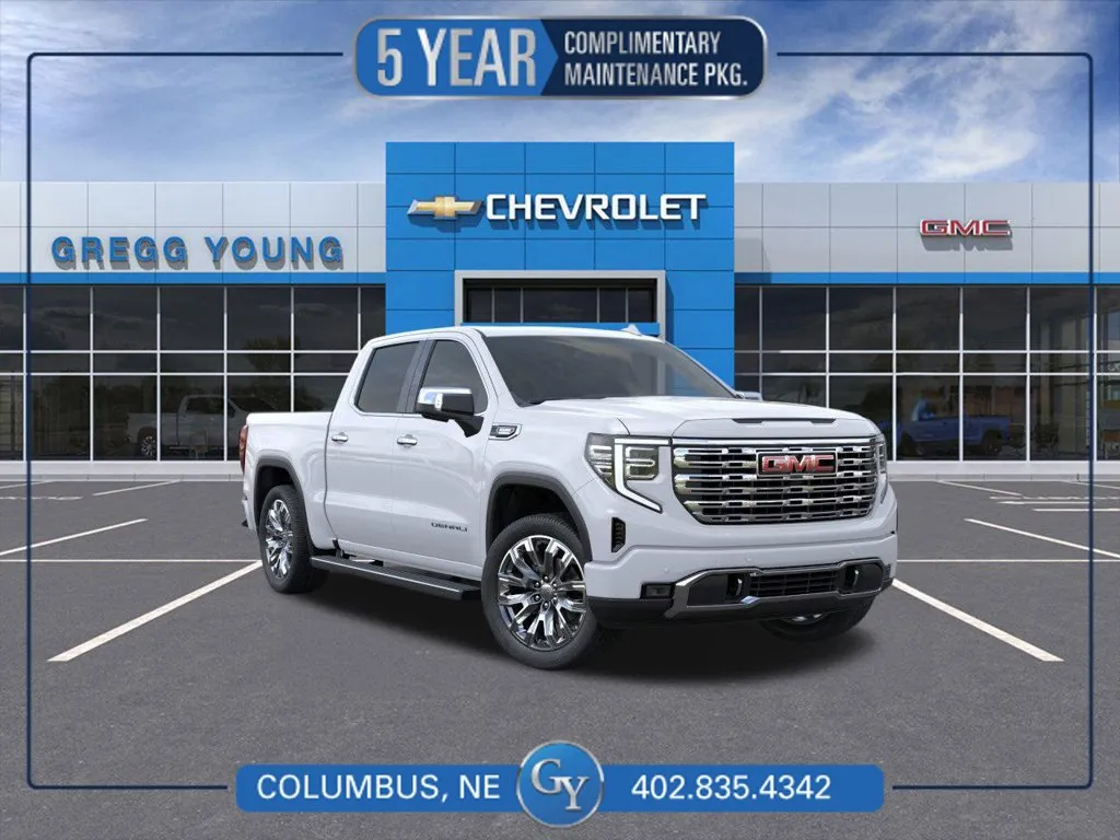 White 2026 GMC Sierra 1500 Denali for sale in Columbus, NE