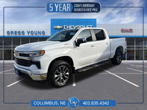 White 2026 Chevrolet Silverado 1500 LT for sale in Columbus, NE
