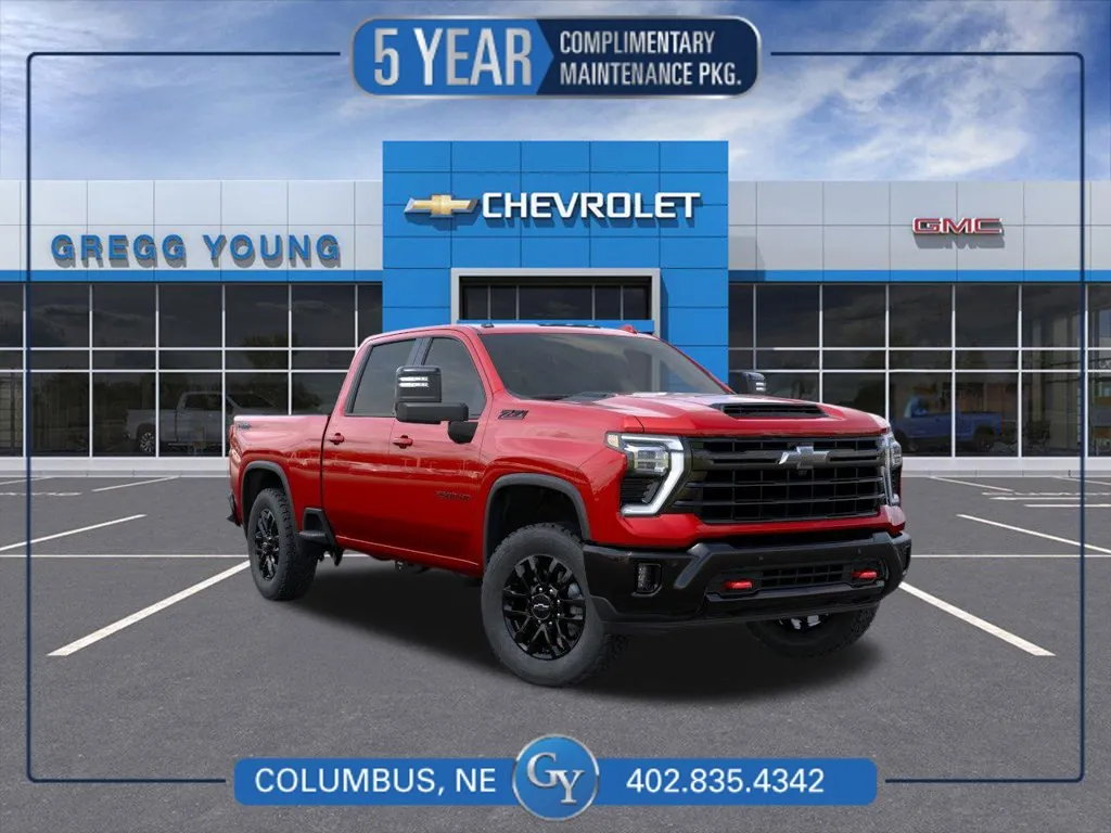 Red 2026 Chevrolet Silverado 2500 HD LTZ for sale in Columbus, NE