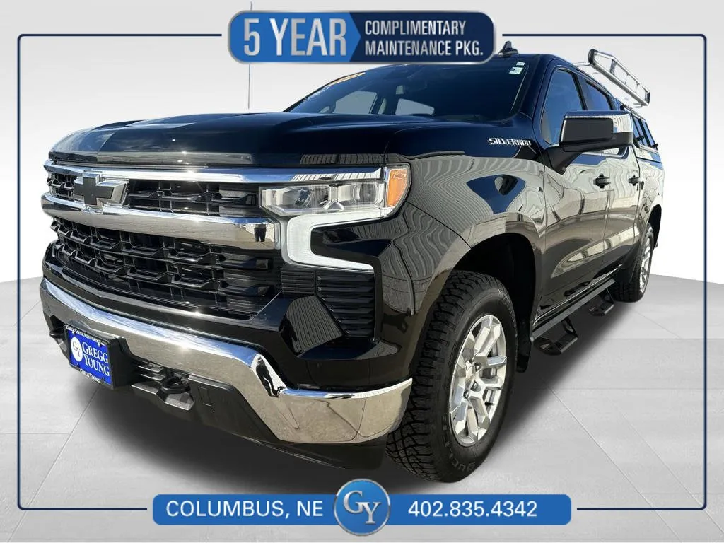 Black 2023 Chevrolet Silverado 1500 LT for sale in Columbus, NE