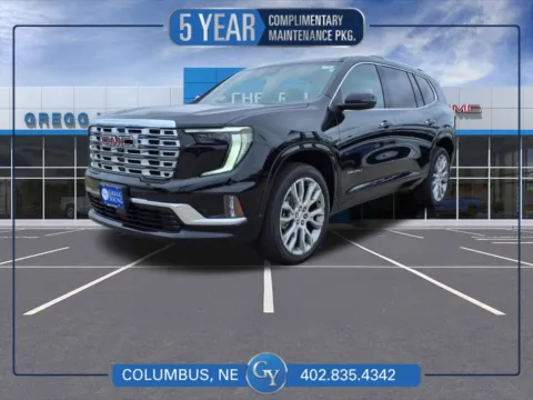 Black 2025 GMC Acadia Denali for sale in Columbus, NE