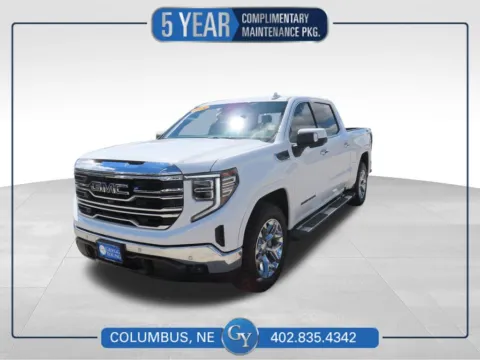 White 2024 GMC Sierra 1500 SLT for sale in Columbus, NE