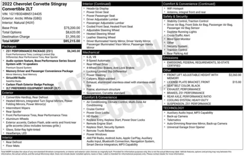 Photos of 2022 Chevrolet Corvette Stingray for sale in Columbus, NE at Gregg Young Chevrolet GMC of Columbus