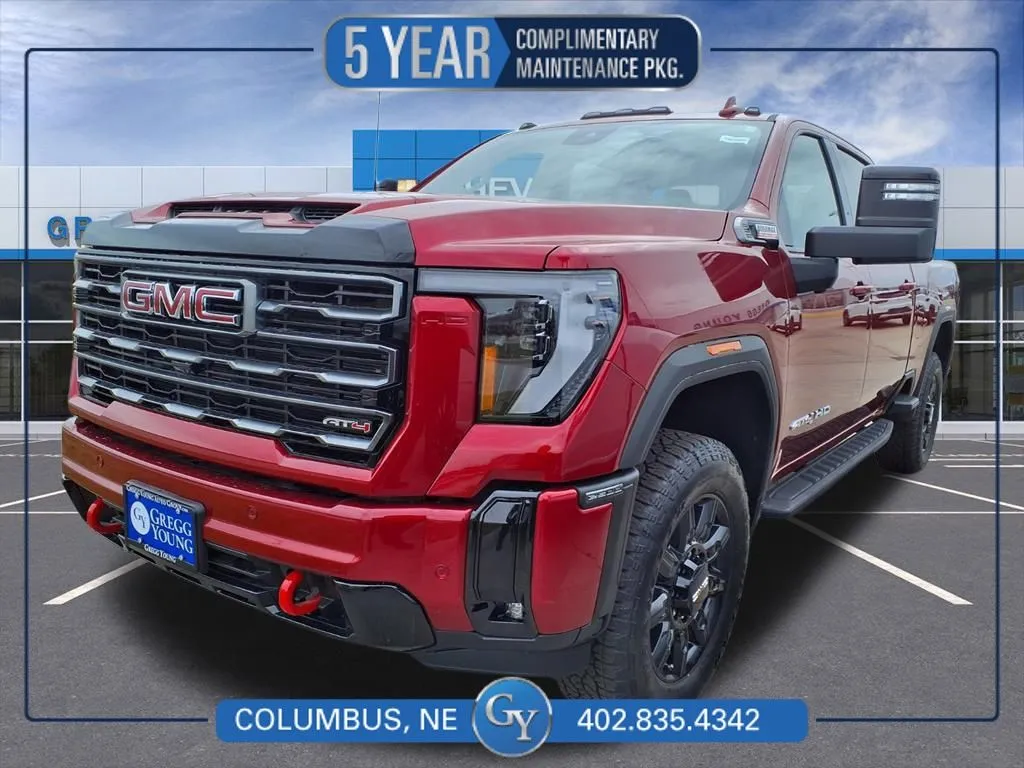 Red 2026 GMC Sierra 2500HD AT4 for sale in Columbus, NE