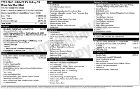 Photos of 2025 GMC Hummer EV Pickup 3X for sale in Columbus, NE at Gregg Young Chevrolet GMC of Columbus