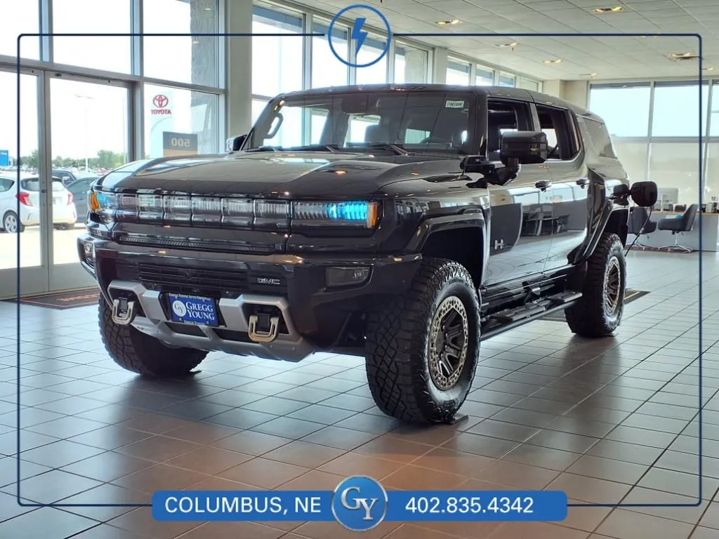Black 2025 GMC Hummer EV SUV 3X for sale in Columbus, NE