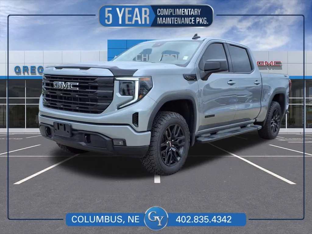 Gray 2025 GMC Sierra 1500 Elevation for sale in Columbus, NE