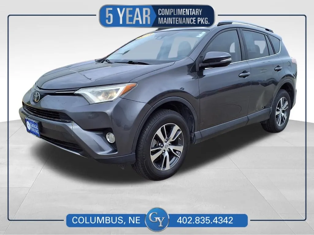 Gray 2018 Toyota RAV4 XLE for sale in Columbus, NE