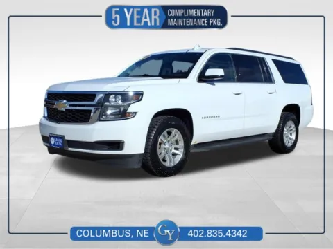 White 2018 Chevrolet Suburban LT for sale in Columbus, NE