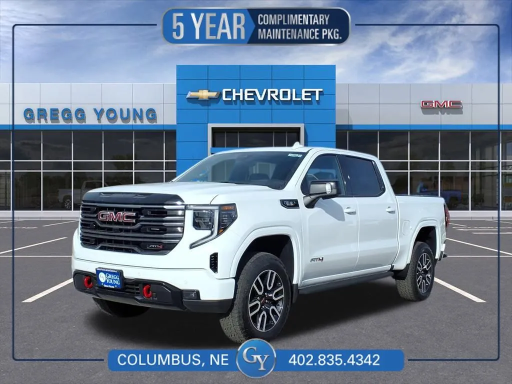 White 2026 GMC Sierra 1500 AT4 for sale in Columbus, NE