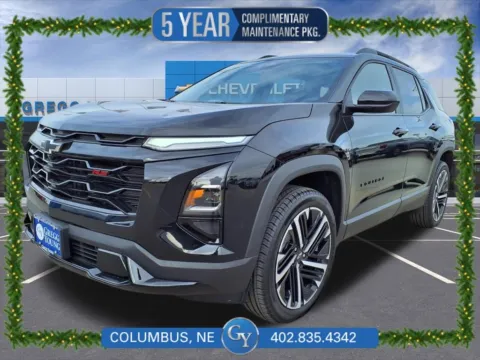 Black 2026 Chevrolet Equinox RS for sale in Columbus, NE