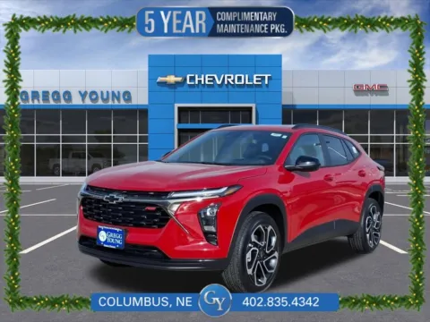 Red 2026 Chevrolet Trax 2RS for sale in Columbus, NE