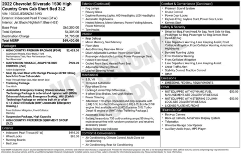 Photos of 2022 Chevrolet Silverado 1500 High Country for sale in Columbus, NE at Gregg Young Chevrolet GMC of Columbus