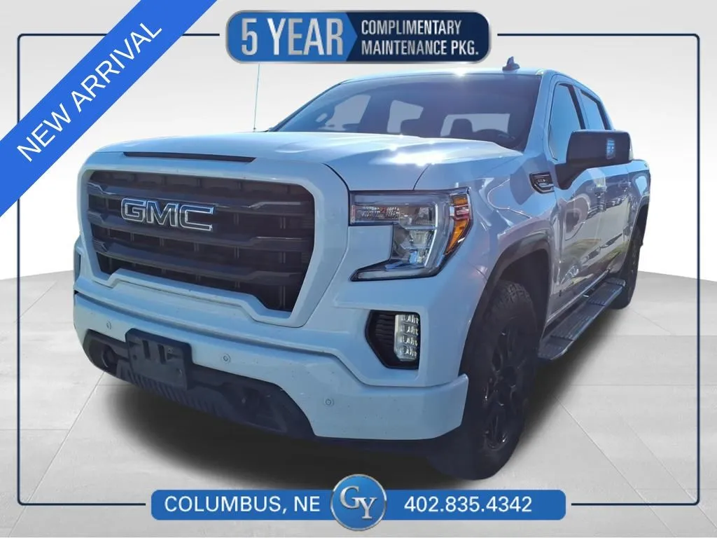 White 2021 GMC Sierra 1500 Elevation for sale in Columbus, NE