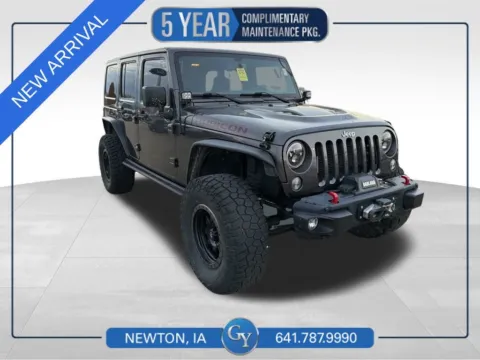 Gray 2016 Jeep Wrangler Unlimited Rubicon for sale in Newton, IA
