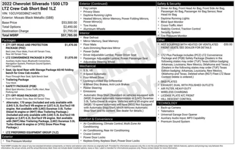 Photos of 2022 Chevrolet Silverado 1500 LTD LTZ for sale in Newton, IA at Gregg Young Chevrolet Newton