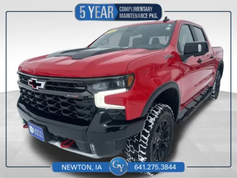 Red 2022 Chevrolet Silverado 1500 ZR2 for sale in Newton, IA