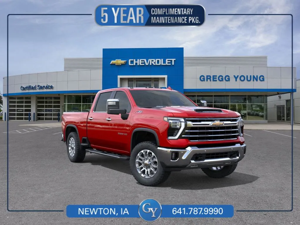 Red 2026 Chevrolet Silverado 2500HD LTZ for sale in Newton, IA