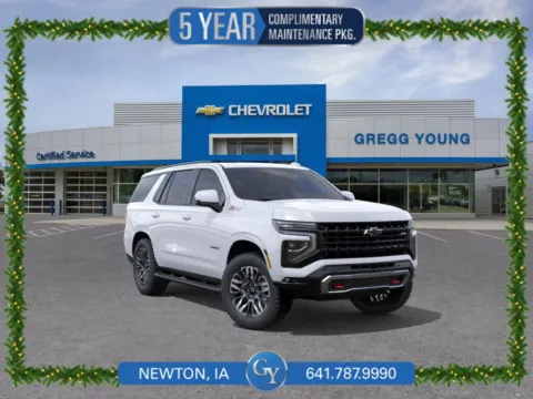 White 2026 Chevrolet Tahoe Z71 for sale in Newton, IA