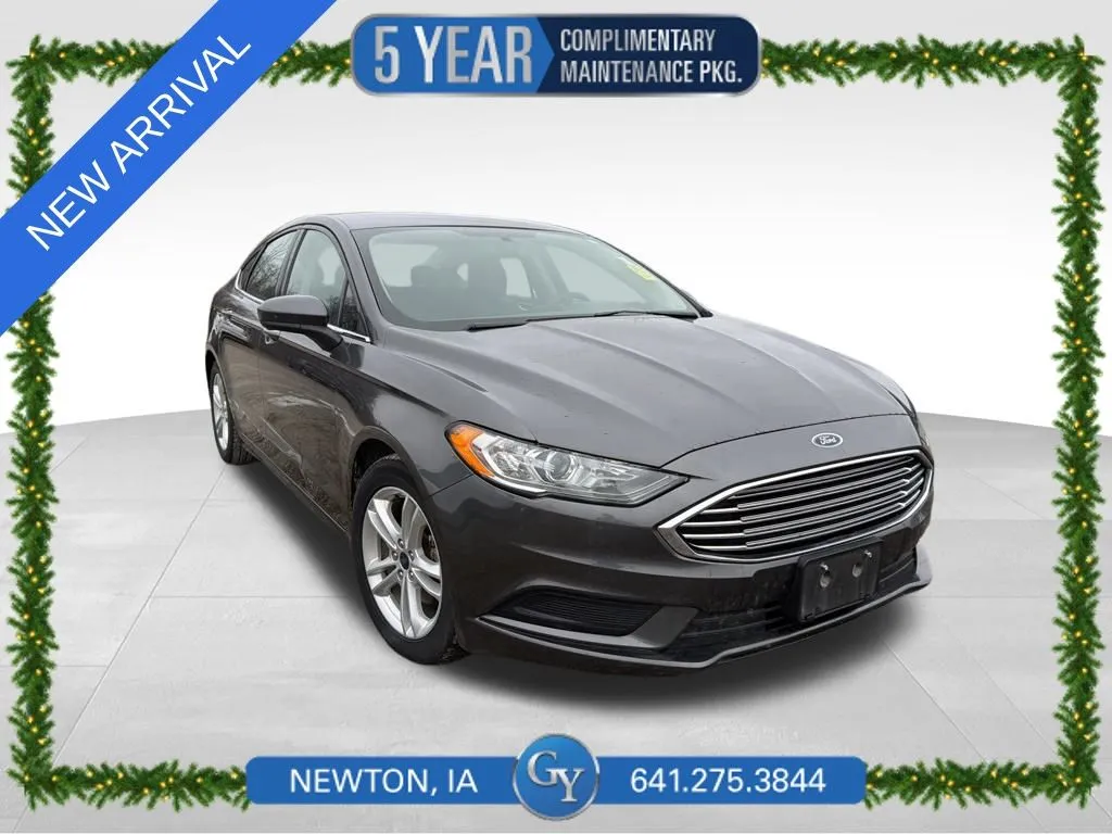 Gray 2018 Ford Fusion SE for sale in Newton, IA