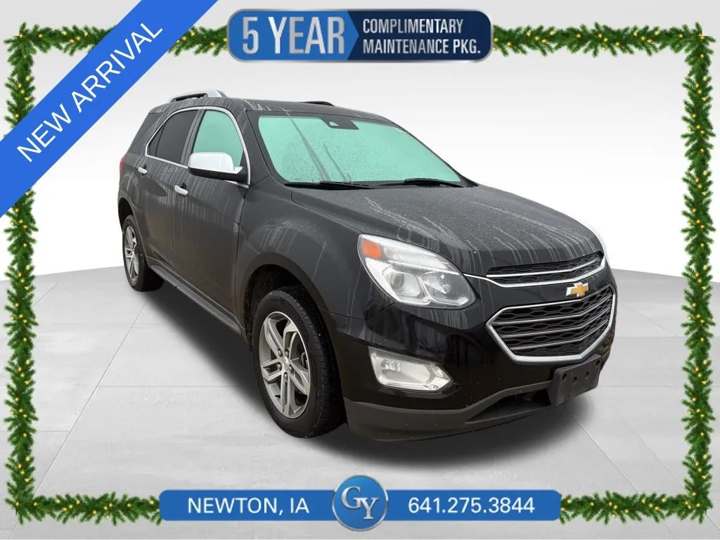 Black 2016 Chevrolet Equinox LTZ for sale in Newton, IA