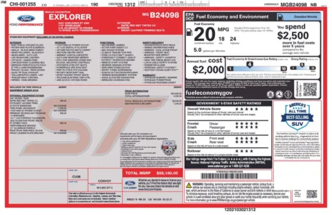 Photos of 2021 Ford Explorer ST for sale in Newton, IA at Gregg Young Chevrolet Newton