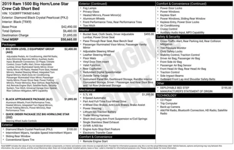 Photos of 2019 Ram 1500 Big Horn/Lone Star for sale in Newton, IA at Gregg Young Chevrolet Newton