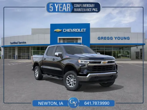 Black 2026 Chevrolet Silverado 1500 LT for sale in Newton, IA