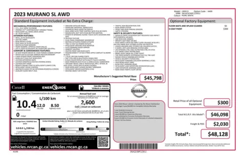 Photos of 2023 Nissan Murano SL for sale in Newton, IA at Gregg Young Chevrolet Newton